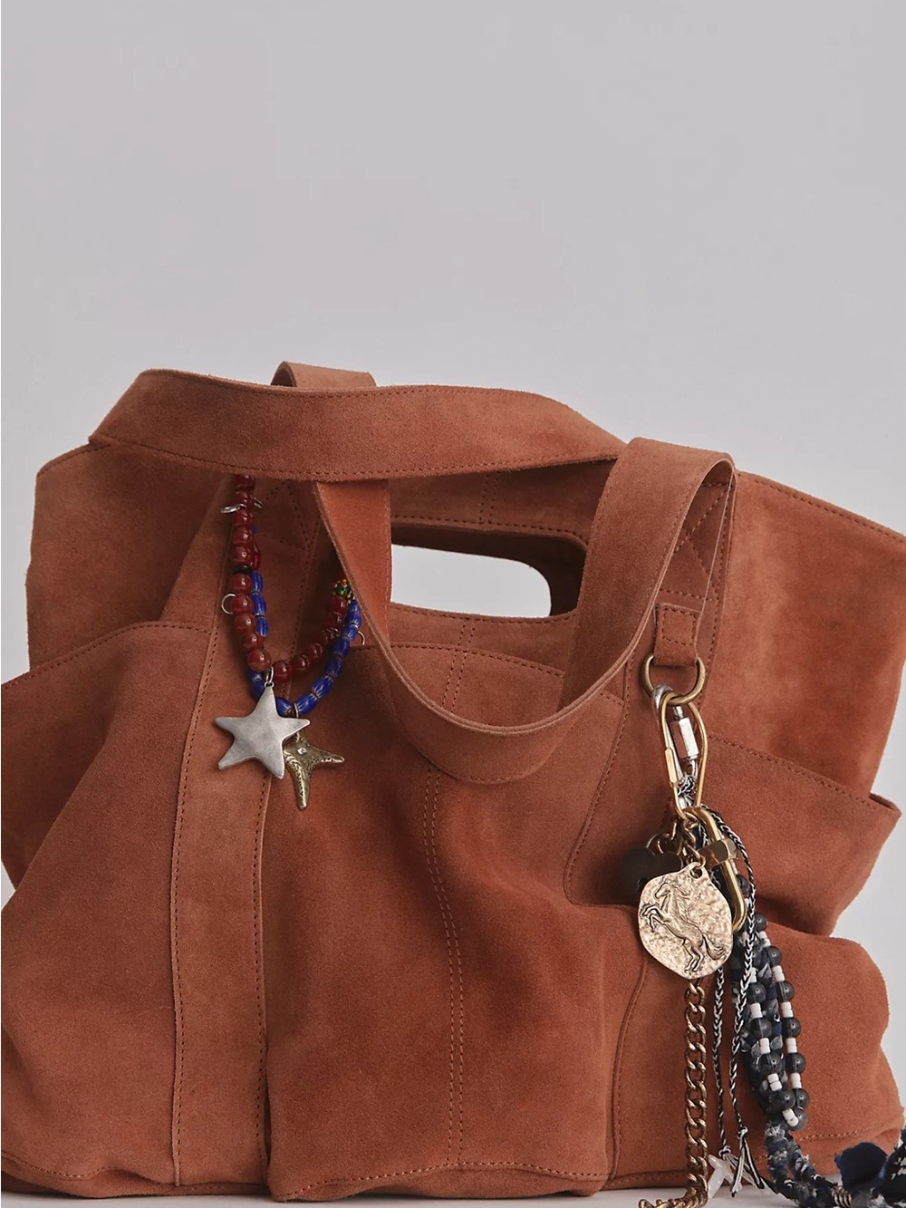 Free People Suede Caravan Tote